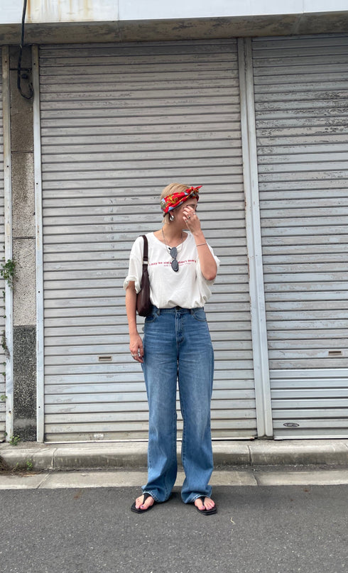 ルーズストレートデニム